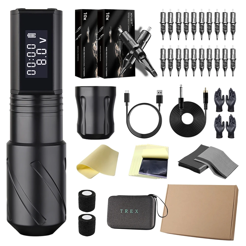 T-rex-ワイヤレスタトゥーペン,プロフェッショナル,1800mAhパワー