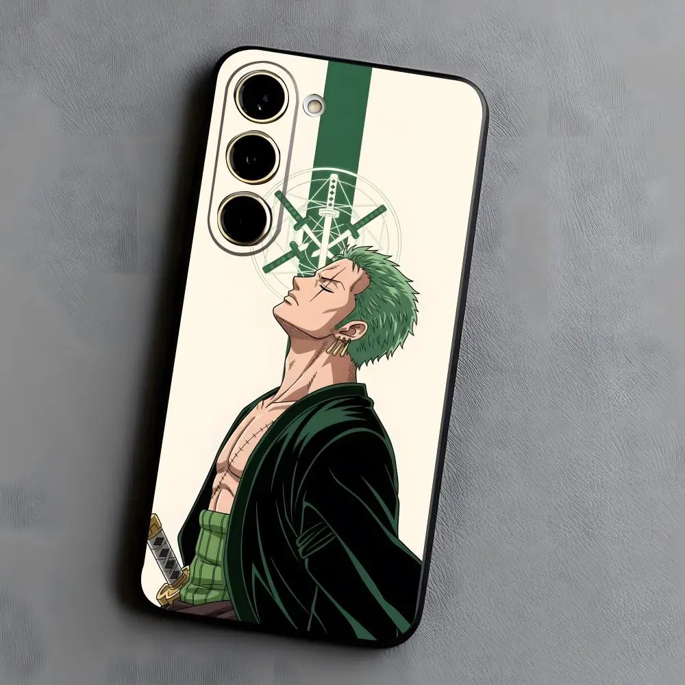 Black Soft Shell One Piece Zoro Phone Case