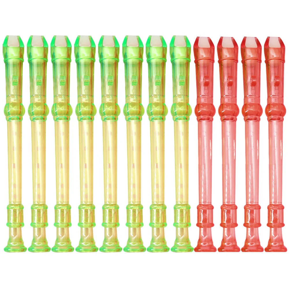 

12 Pcs Little Flute Kids Music Toy Children Practice Instrument Professional Clarinet Puzzle Beginner Early Education