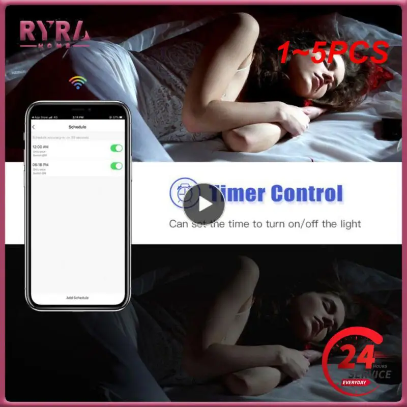 

Умные Светодиодные лампы E27, 220 В, 110 В, 1-5 шт.