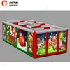 Fast Shipping 6x3m Digital Printing Inflatable Haunted Maze Christmas Inflatable Labyrinth Maze Arena for Sale 5