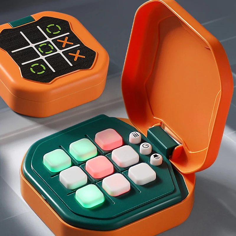 AI Intelligence Tic Tac Toe Chess All in One Chess Collection Fun Electronic Toy Table Game Machine Puzzle board game table games chess puzzle game