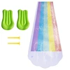 15Ft Lawn  Rainbow Water Slides for Kids Children Boys & Girls Summer Backyard 1