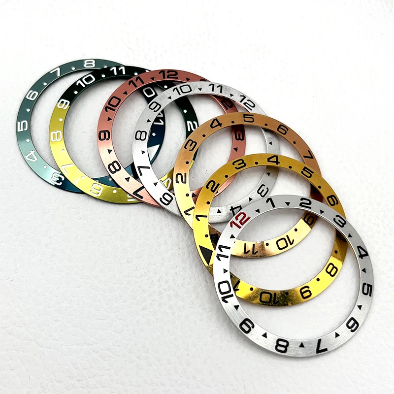Seiko Mod 38Mm * 30.5Mm 12 Ore Scala Sloped Lunetta In Alluminio Inserto Fit Skx007 Skx011 Srpd Cassa Dell'Orologio Da Uomo Orologio Subacqueo Parte D