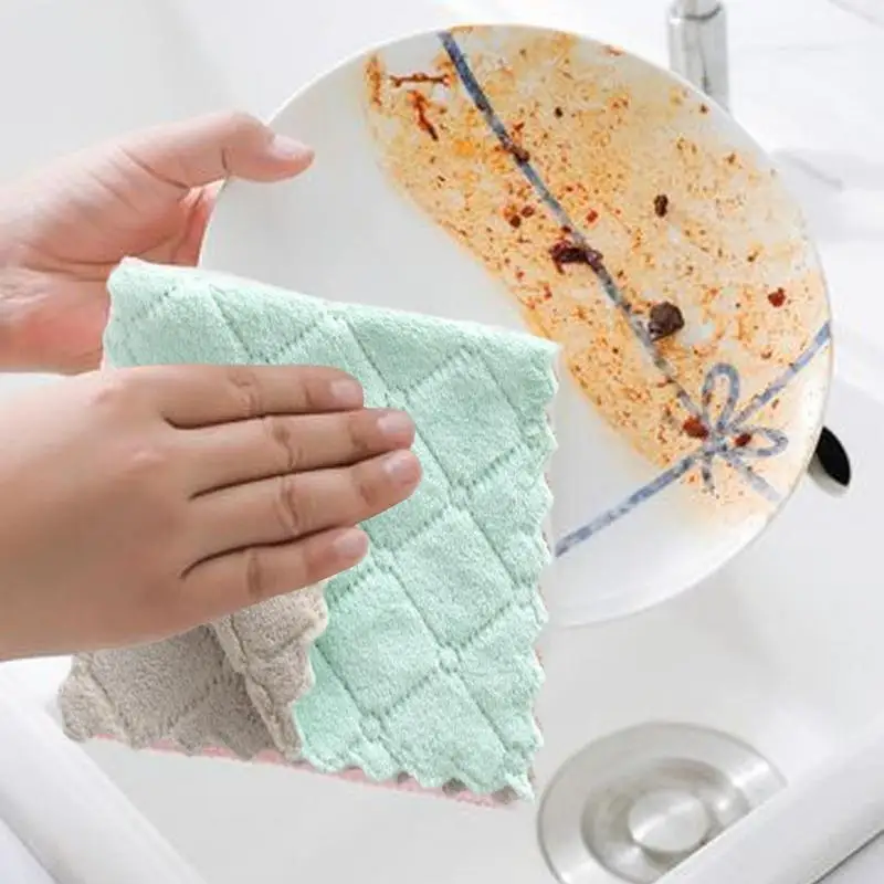 WNG Microfiber Cleaning Dish Cloths for Washing Dishes Dish Towels And  Dishcloths