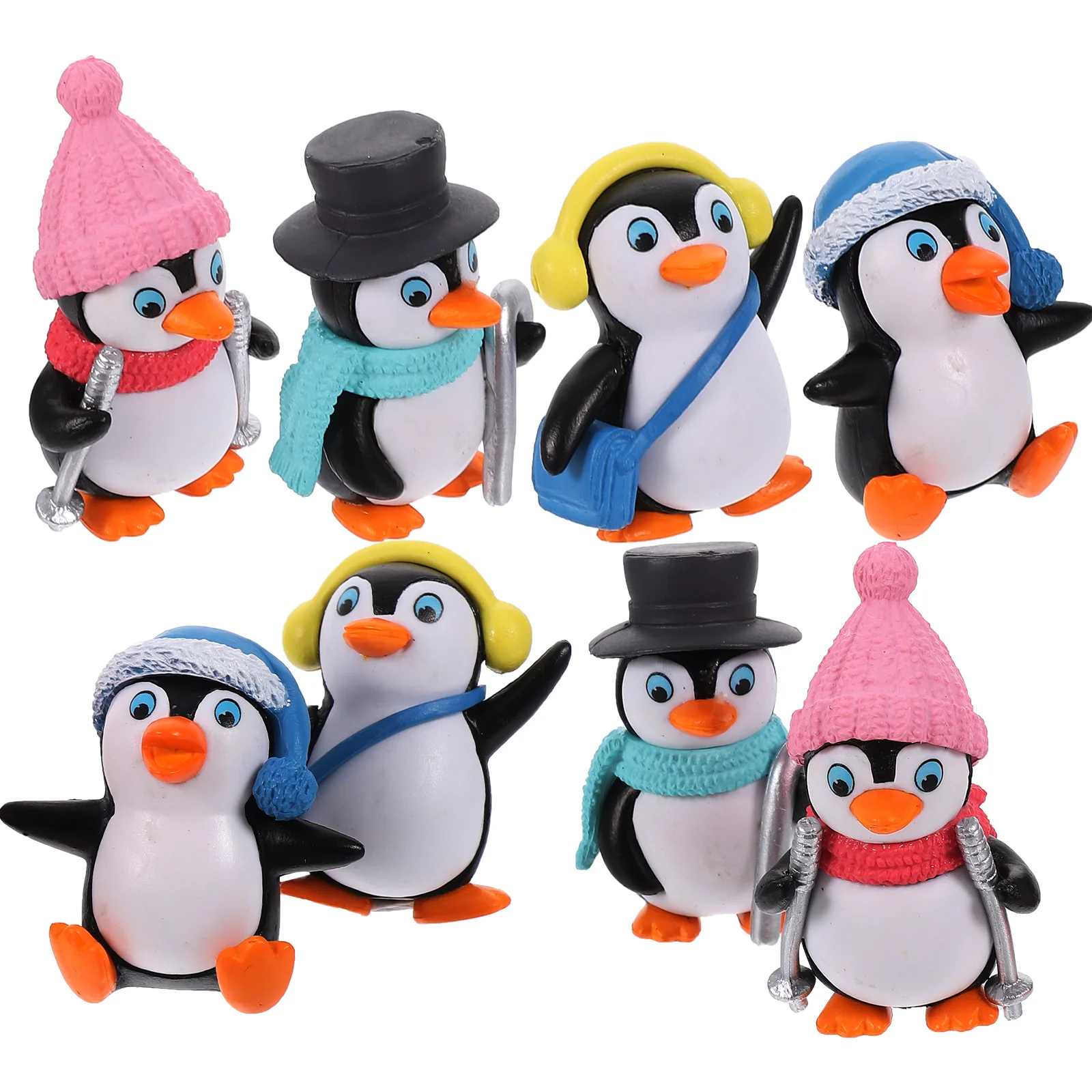 

DIY Keychain Pendant Collectible Figurine Birthday Decoration for Girl Penguin