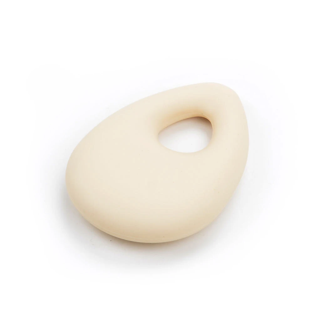 Romantic Angle Tear Pendant Silicone Teething Necklace 1pc Teether Beads For Baby Nurse Gifts For Mom Custom Jewelry 4