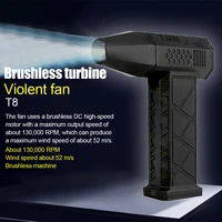 200W Electric Air Duster 130000RPM Compressed Air Duster Speed Adjustable Turbo Fan Rechargeable Battery Cordless Jet Dry Blower 2