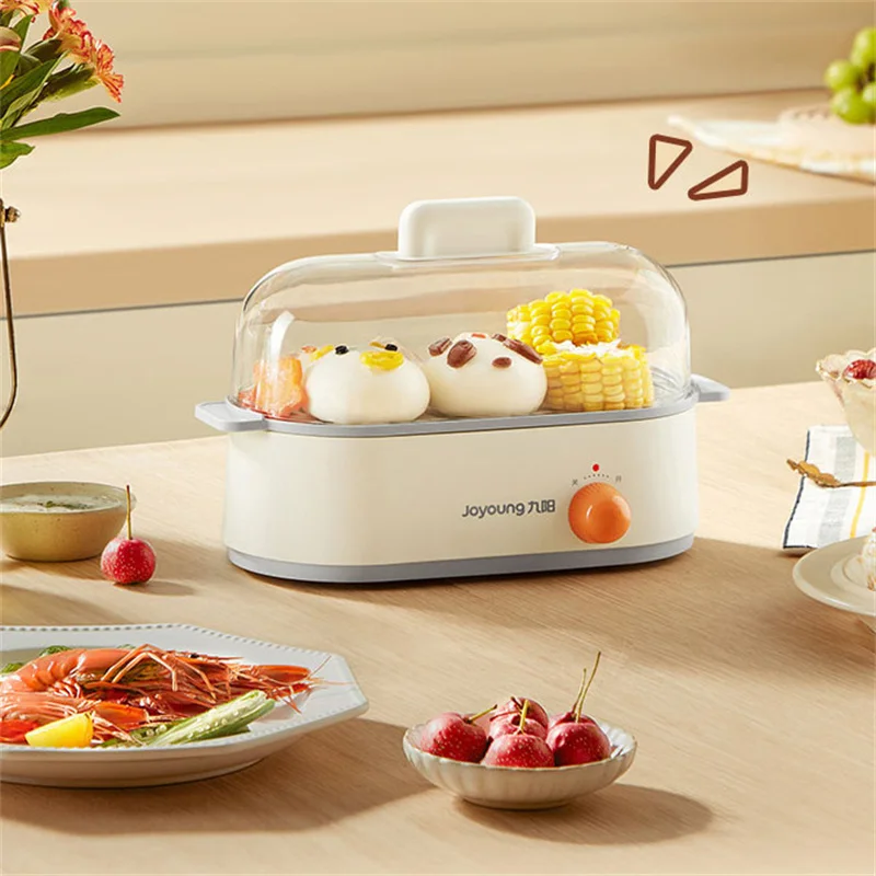 Household Steamer Electric Steam Pot Household Small Electric Food Steamer Mini Portable Breakfast Machine Multi-functional Cooker
