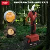 Milwaukee Electric Scissors Brushless Cordless Motor Garden Pruning Shears Fruit Tree Bonsai Garden Power Tools For 18V Battery 2