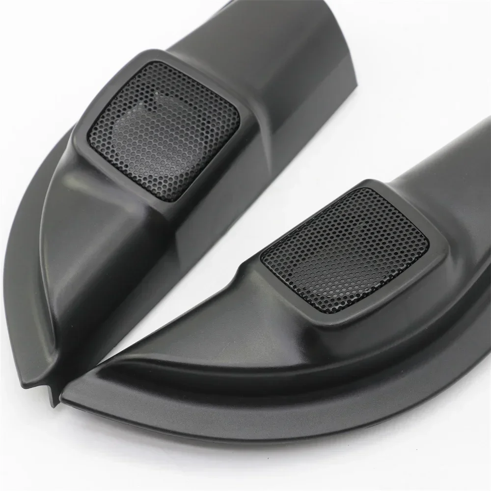Car Tweeter Refitting Audio Door Angle Gum Speaker Cover Boxes Mounts 2PCS for Mazda 2 M2 2008 -