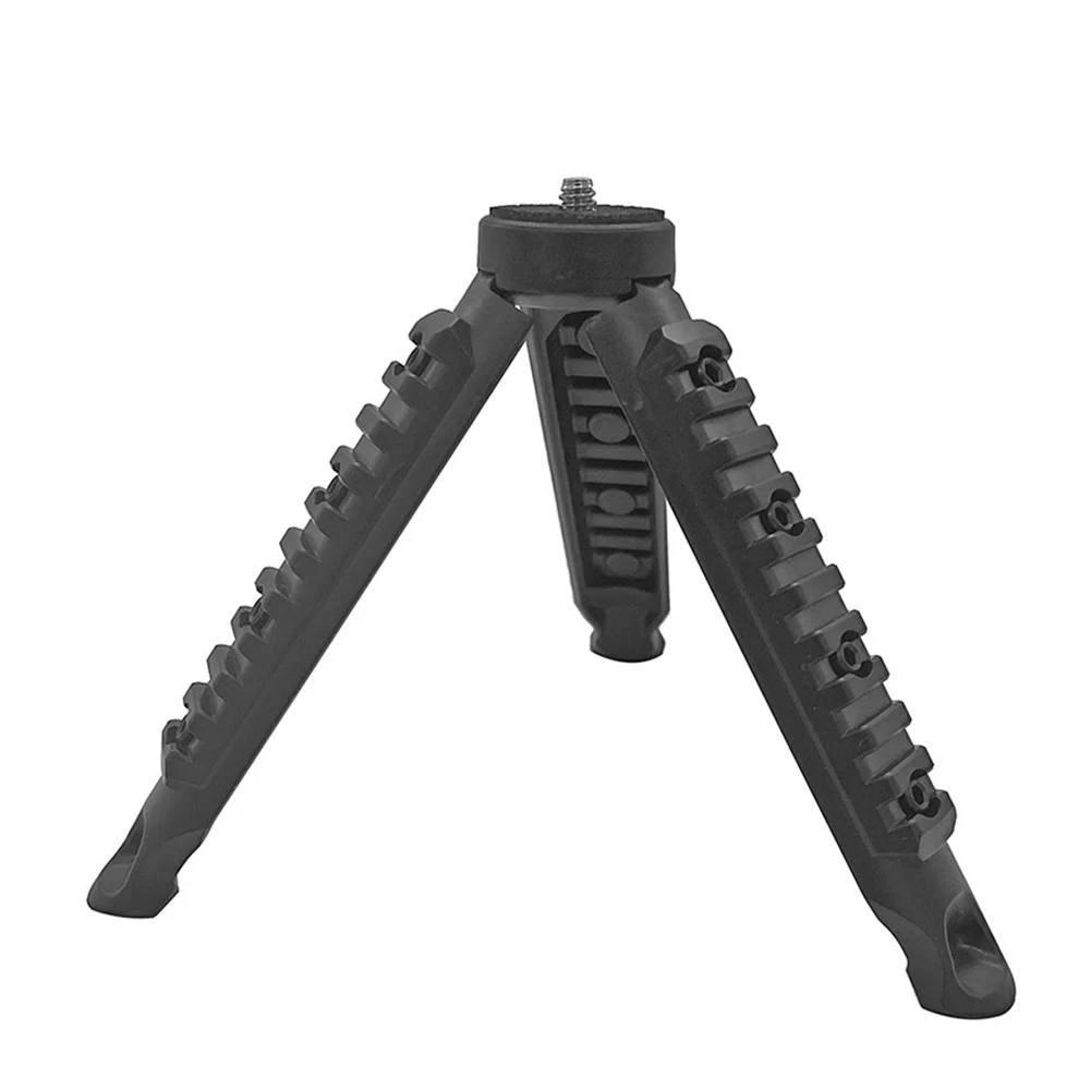 Mini Keychain Flashlight Bracket Portable Working Light Folding Rack for Outdoor Camping Hiking Fishing