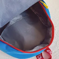 Kids Zipper Backpacks Korean Light Portable Kindergarten Schoolbag Patchwork Color Children Canvas Backpack for Girls Boys Bags 5