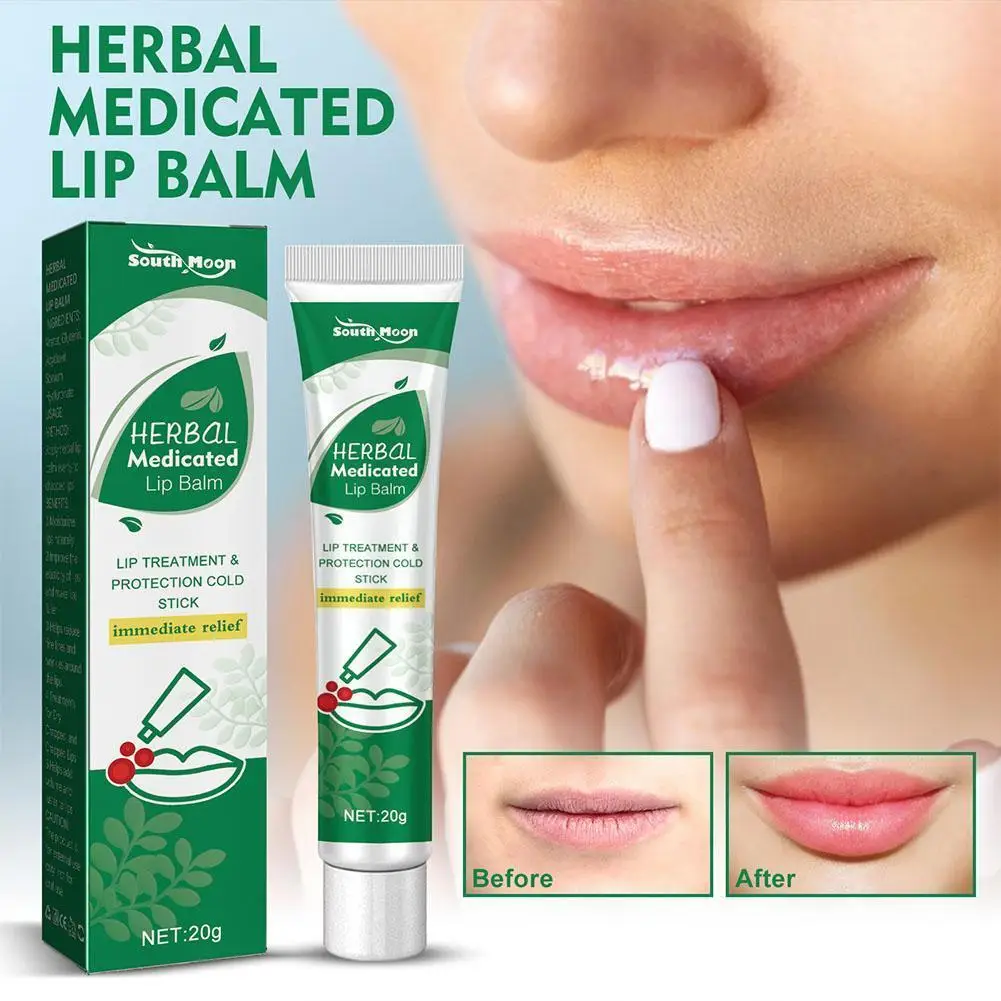 Herbal Lip Balm Moisturizing Herbal Relieves Sore Chapped Fine Lip Balm