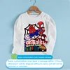 Autumn Spider-Man and His Amazing Friend Birthday Bottoming Kid Shirt 2-9 Year Personalize Name Birthday Boy Long Sleeve T-shirt 1