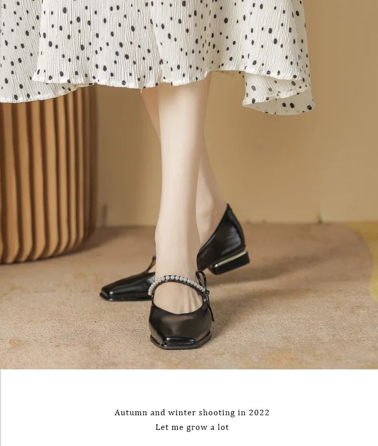 Title 10, Ballerine da donna con fiocco, taglio basso. Sc...