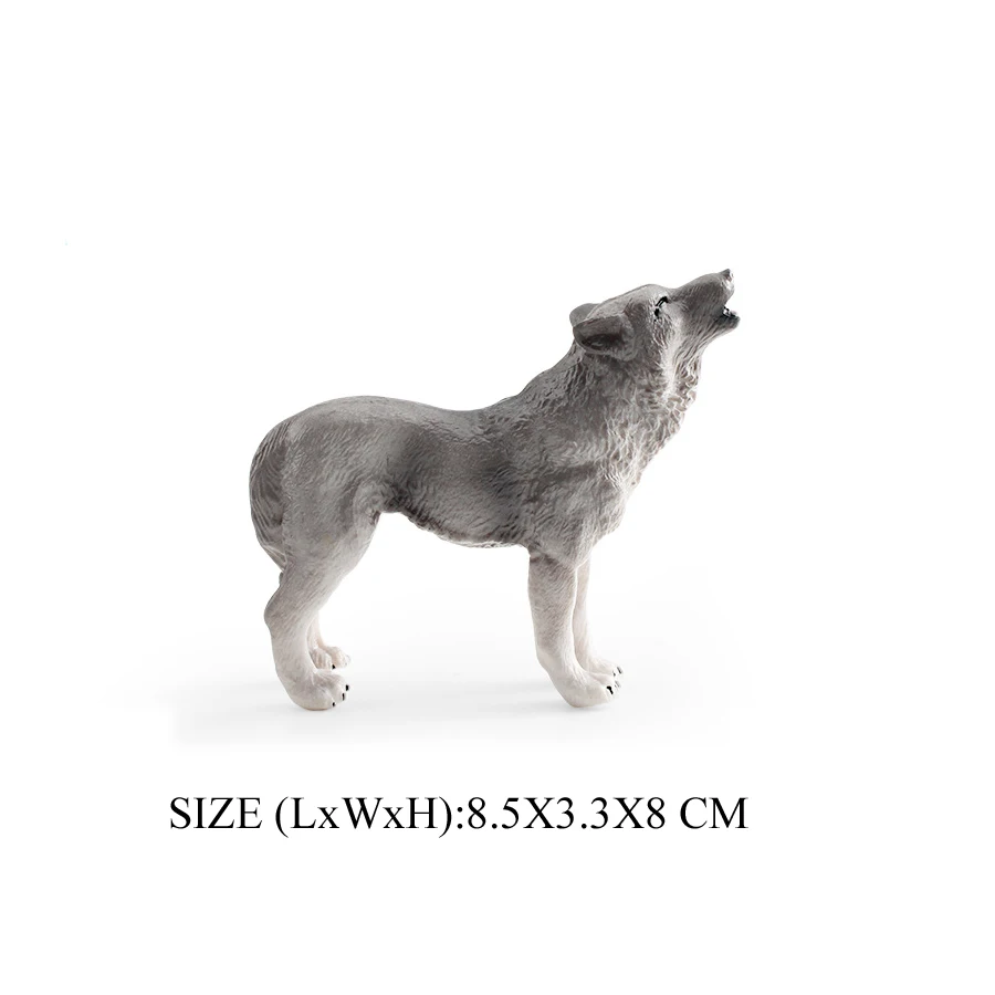 Realistic Wild Animal Action Figures Toy Set