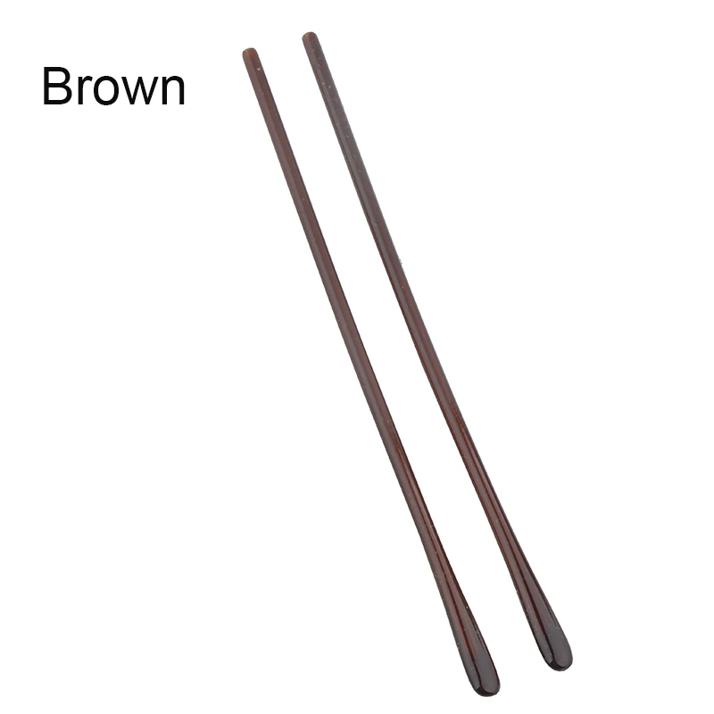 20pcs 긴 갈색 검은 플라스틱 사원 팁 금속 사원 안경 안경 사원 팁 안경 다리 006