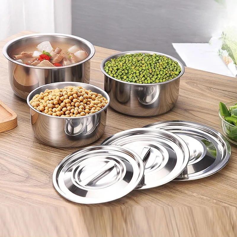 Stainless Steel Soup Stock Pot Set 3pcs/set