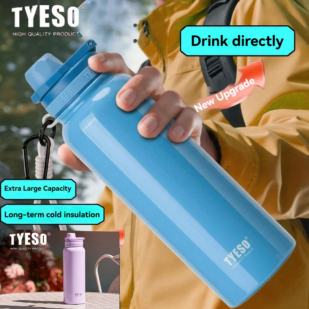 Tyeso High-Capacity Stainless Steel Insulated Travel Mug