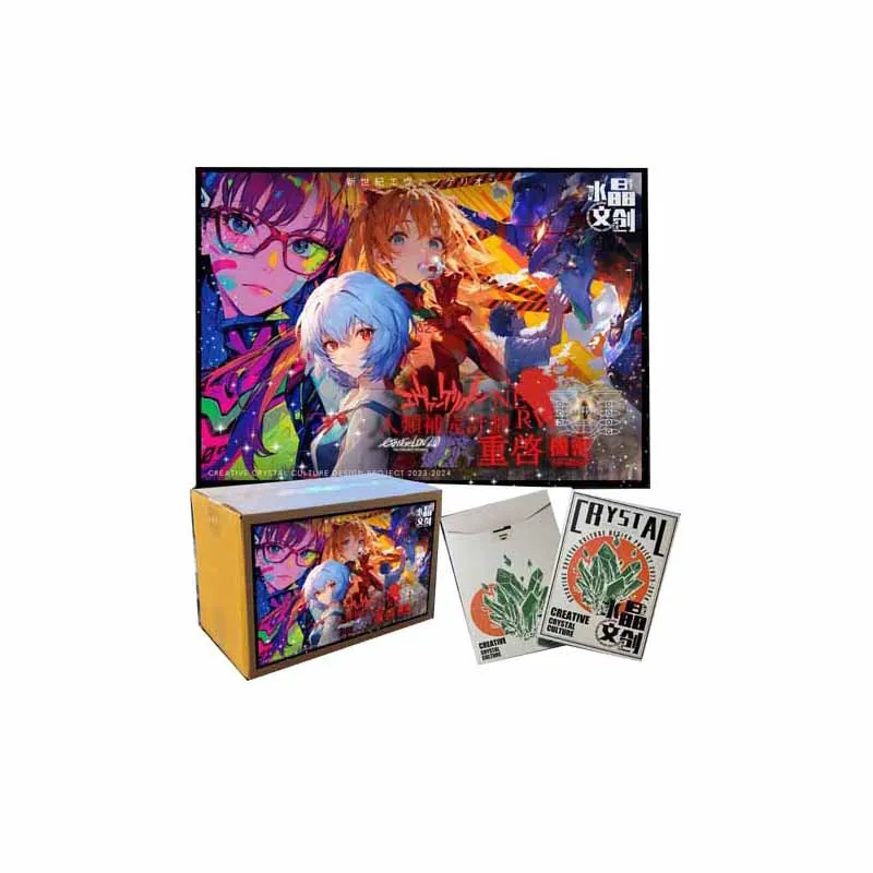 

Оптовая продажа, неоновая коллекция Genesis Evangelion, Хрустальная литература B5, оригинальная игра Acg, торговля Аниме-открытки
