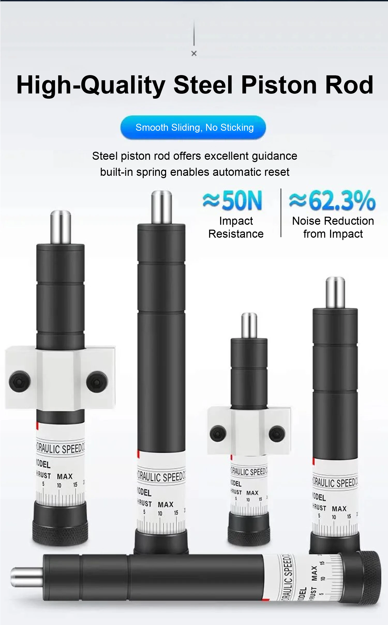 HR3140 HR3160 Hydraulic Buffer Damper Adjustable Stroke 15/30/40/60/80/100/120/1