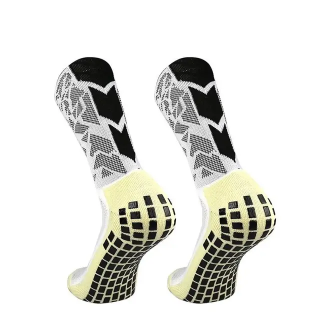Colorful Football Socks Mid Cushion Anti Slip Sports Training Outdoor Thick Terry Running Socks for Men 6