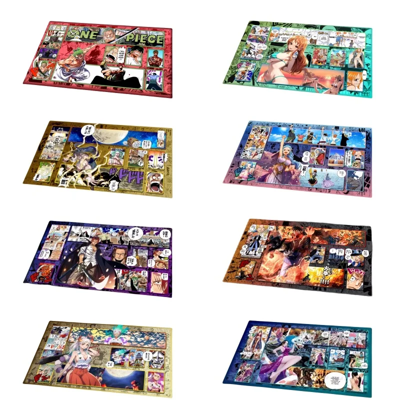 

One Piece Nico Robin Boa Hancock Self Made Anime Game Characters Classic Series Cards Pad Rubber Collection Card Dueling Mat Toy