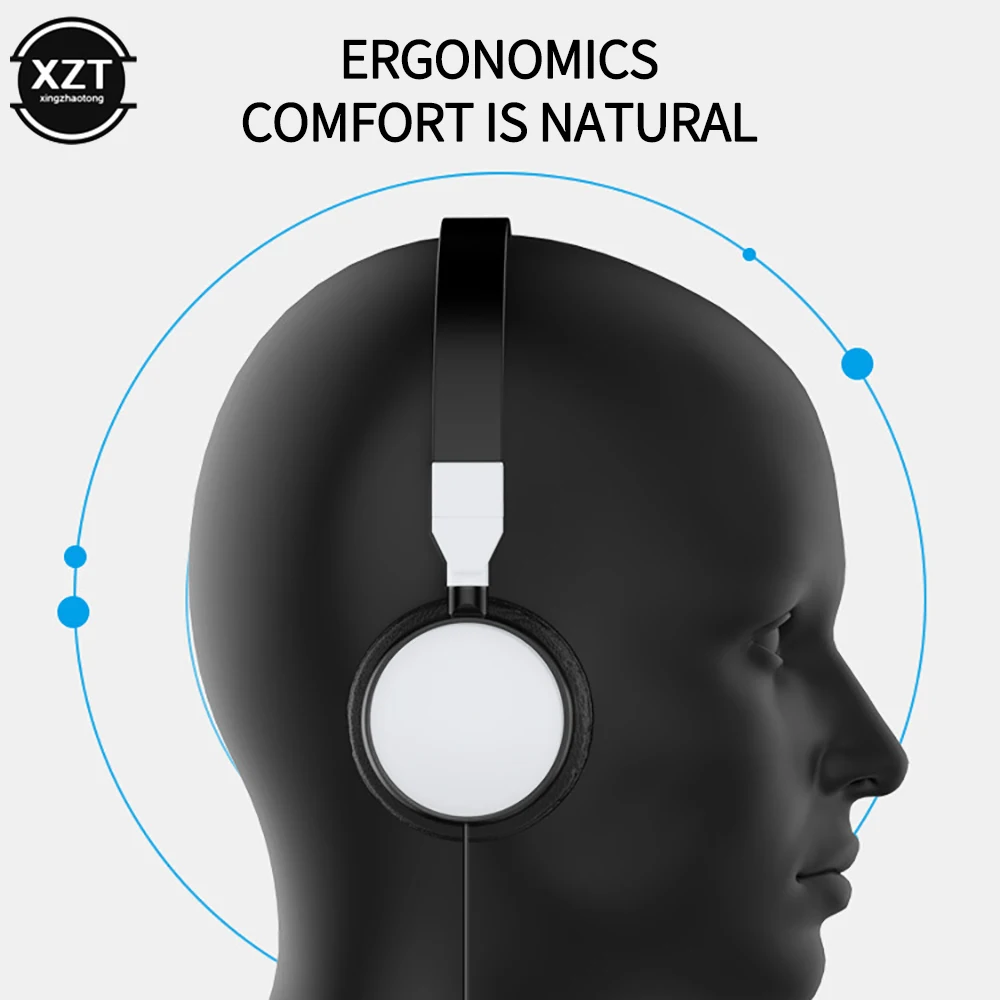 New Fashion Wired Foldable 3.5mm HiFi Audio Bass Headset Music Sports Gaming Professional Headphones For Phone/Tablet_voghion.com