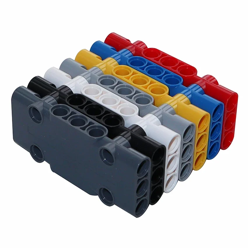 Конструктор MOC 4 шт., пластина с плоской панелью, 7x3x1, сборки, детали «сделай сам» для автомобиля, игрушек, совместимы с 71709 панелями