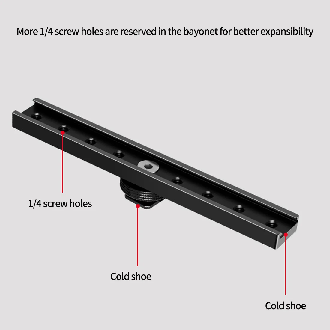 Double Cold Hot Shoe Adapter Mount Extension Holder Video Bracket for Canon for