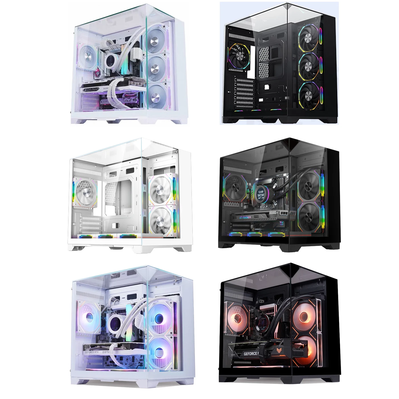 WJCOOLMAN Skyline Series Three-sided glass Desktop Ocean-view Room ...