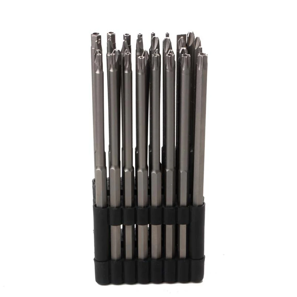 

Ideal For Electronic Appliances 32pcs 150mm Long Torx Tamper Proof Spanner Screwdriver Drill Bit PH1 PH2 PZ1 PZ2