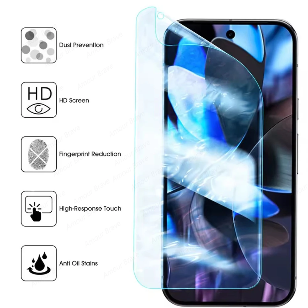 Universal 4-in-1 Hydrogel Film Soft Clear Screen Protector (Not Glass)