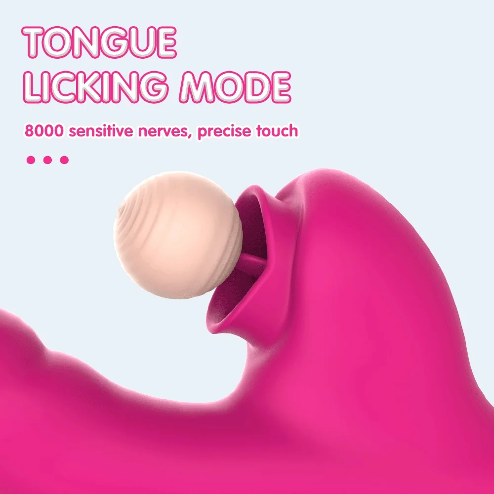 Tongue Licking Dildo Vibrator Clitoris Stimulate Adult Sex Toys Female Vagina Massage G-Spot Tongue Vibrating Women Sex Products sex toys