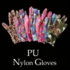 12/8/2Pairs Random Color Outdoor Protective Work Gloves Gardening Gloves for women and Men PU Nylon Garden Gloves 2