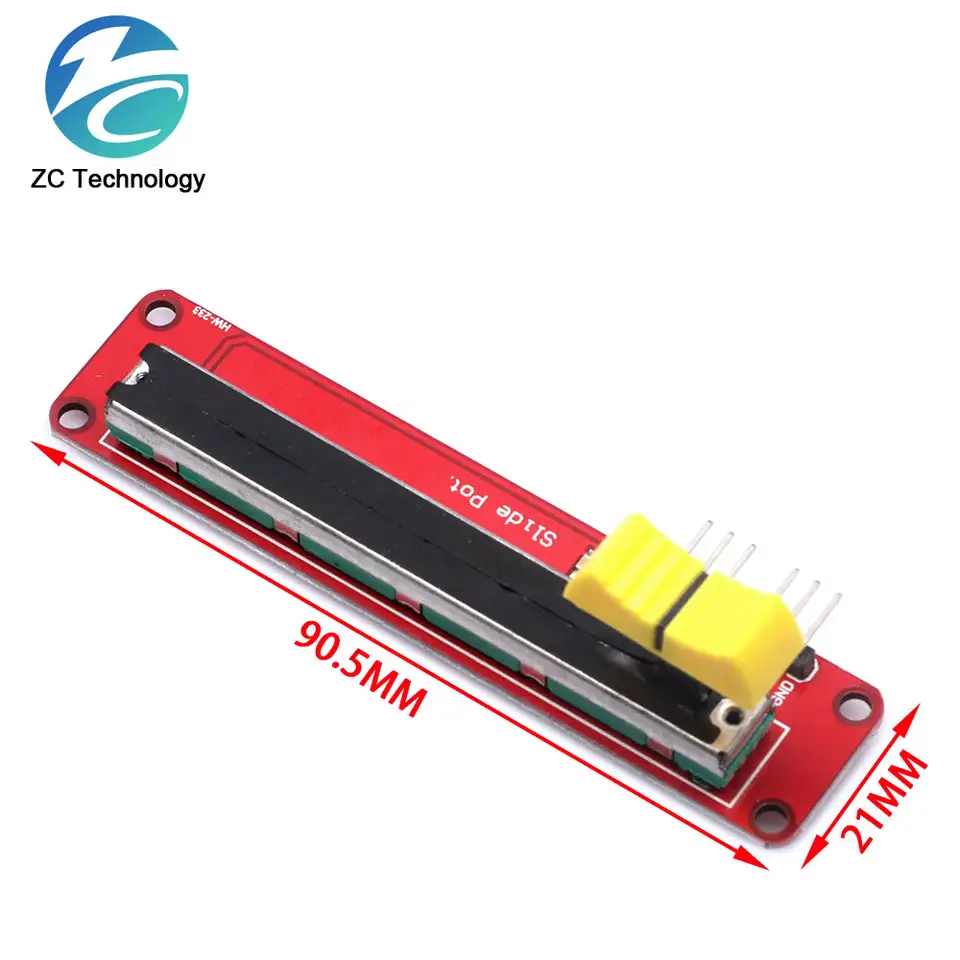 Slide Potentiometer 10K Linear Module Dual Output for Arduino AVR Electronic Block image 6
