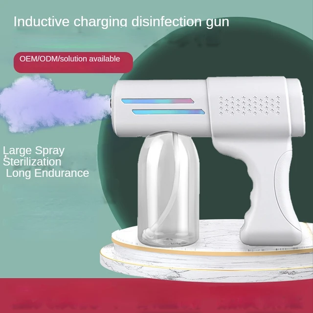 To6 Kézi Porlasztó Permetező Pisztoly Nano Köd Permetezőgép Santitizer Gép Vezeték Nélküli Elektromos Ulv Ködhöz Az Iroda Kerti Permetezőhöz