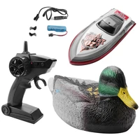 V201 RC Boat RC Duck Boat 2.4Ghz Hunting Motion Remote Control Duck Boat Waterproof for Swimming Pool Pond Garden Decor 2