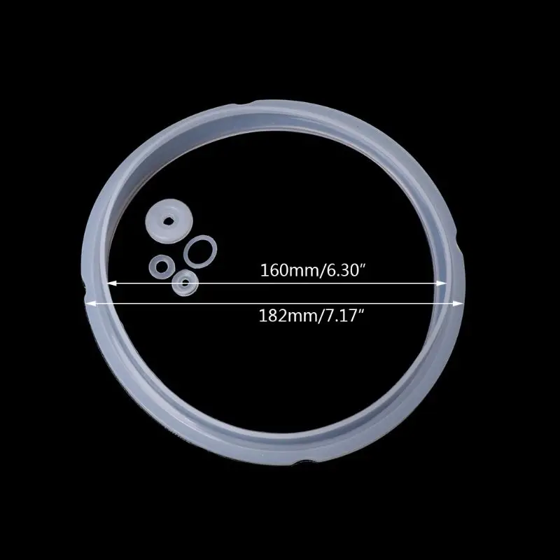 Silicone Rubber Gaskets Sealing Ring for Electric Pressure Cooker Parts 2-2.8L 20CC
