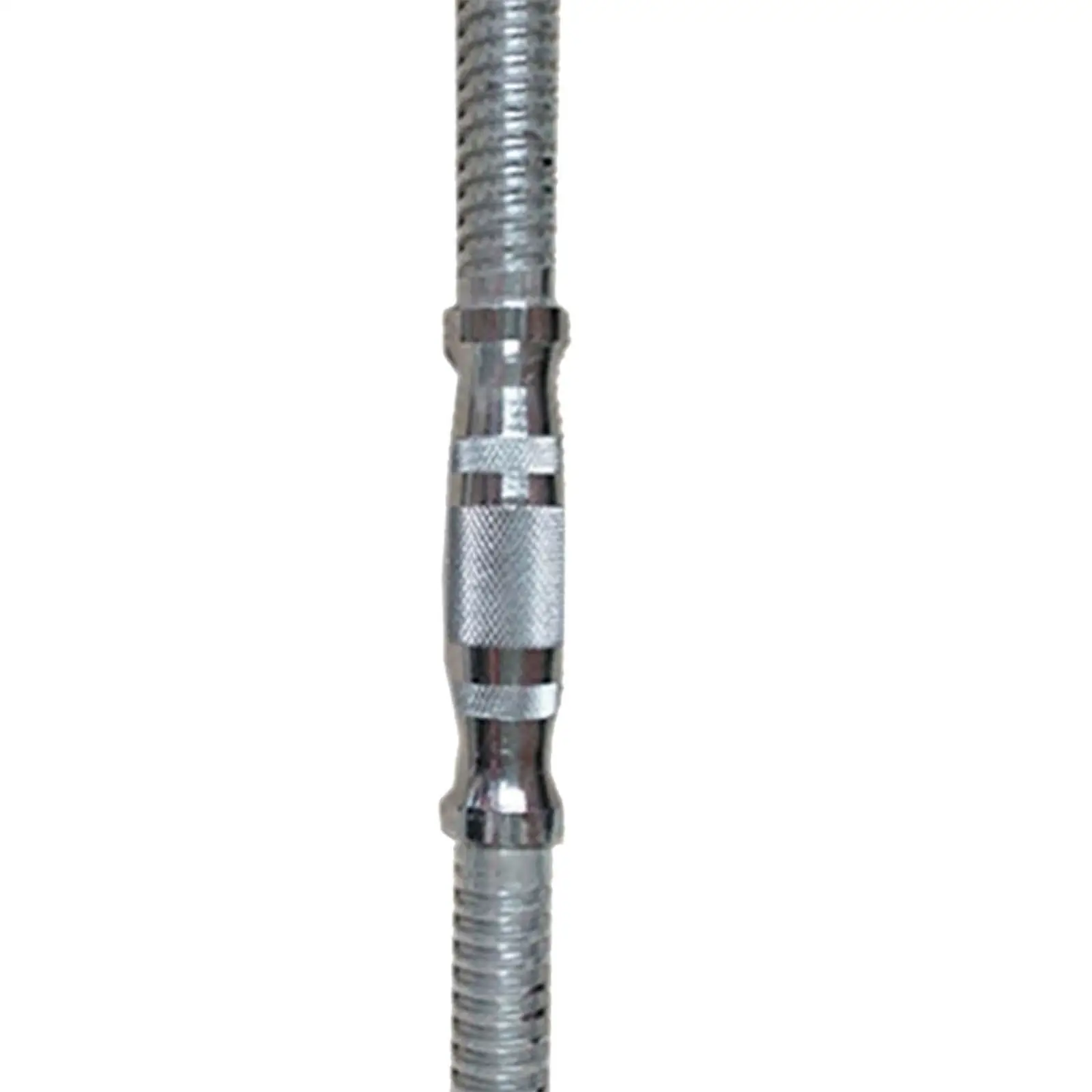 Dumbbell Bar Threaded Single Durable Nonslip Knurled Grip Barbell Handle Barbell