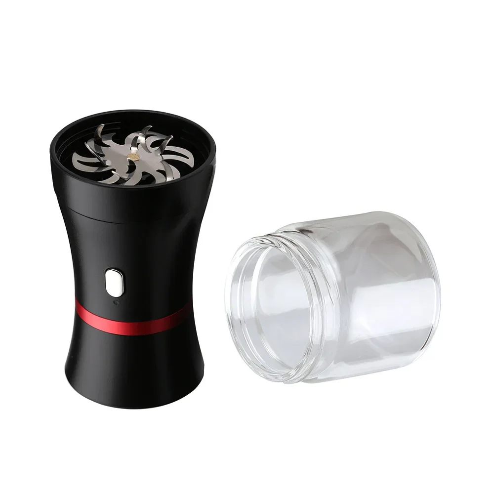 Handheld Electric Herb Grinder 1100mAh High Capacity Battery 20,000RPM Strong Power Dry Herb Tobacco Ginder with Safety Lock 5
