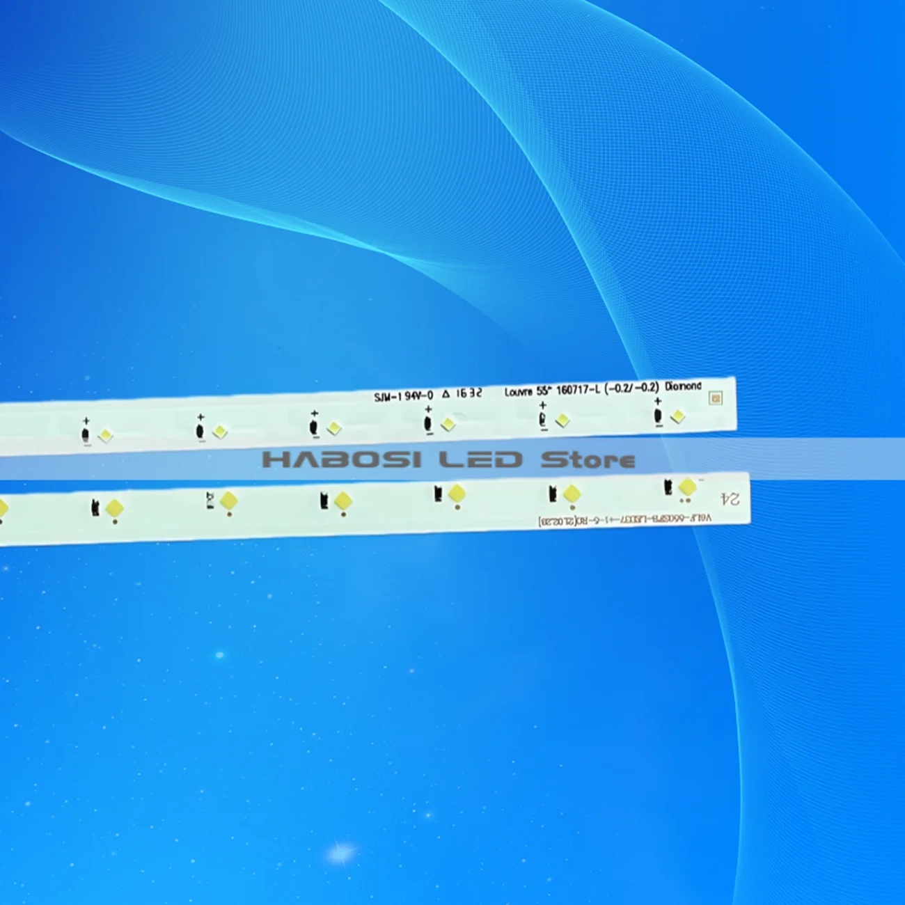 2개/키트 BN96-39734A용 LED 스트립 SOLITSUCE-BN6-39732A V6LF-550SFB-LED37-+1-5-R0 UA55K5100 UE55K5179 UE55K5100AW UE55K5100B