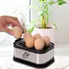 Electric Eggs Cooker Automatic Rapid Boiler 200W Stainless Steel Eggs Steamer with Warming Function Kitchen Accessory
