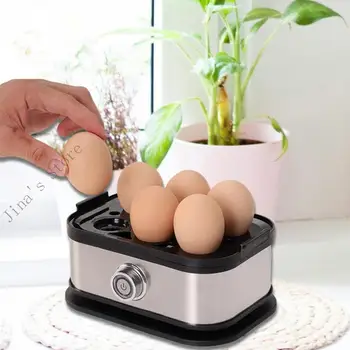 7208-1b607e.jpg Electric Eggs Cooker Automatic Rapid Boiler 200W Stainless Steel Eggs Steamer with Warming Function Kitchen Accessory