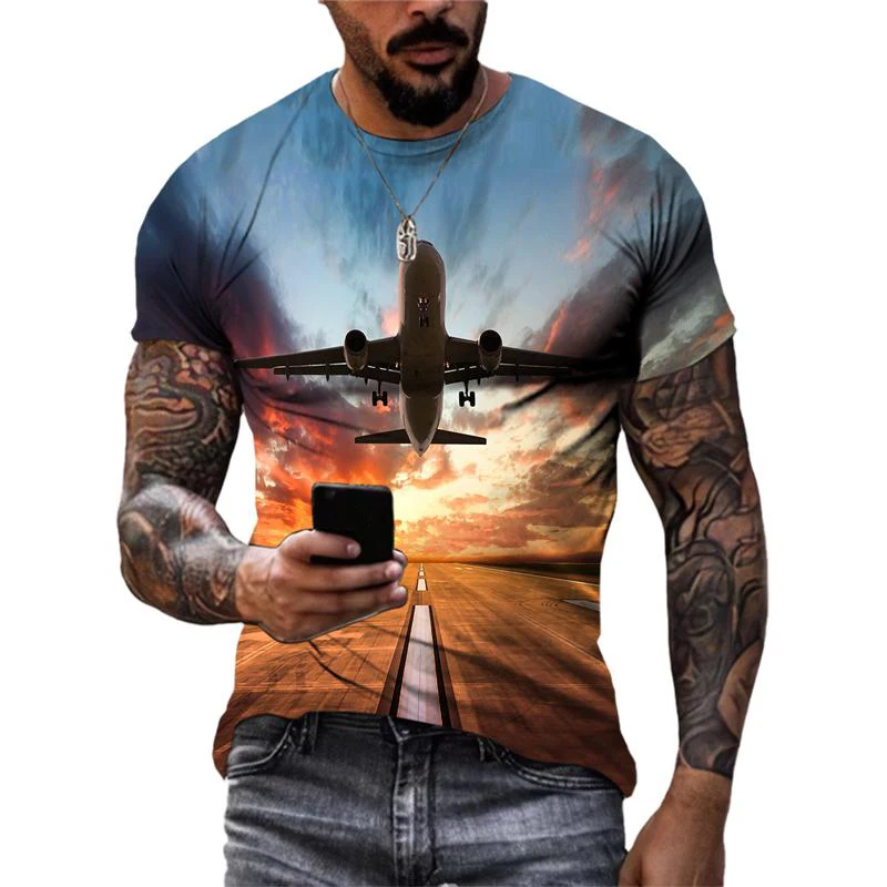 Casual Short Sleeve 3D Print T Shirt for Men and Women