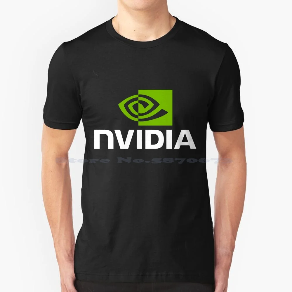 Maglietta Nvidia 100% Cotone Tee Nvidia Logo Nvidia Geforce Gtx Nvidia Gtx Nvidia Quadro Nvidia Laptop Rtx 2060 Rtx 2070 Nvidia