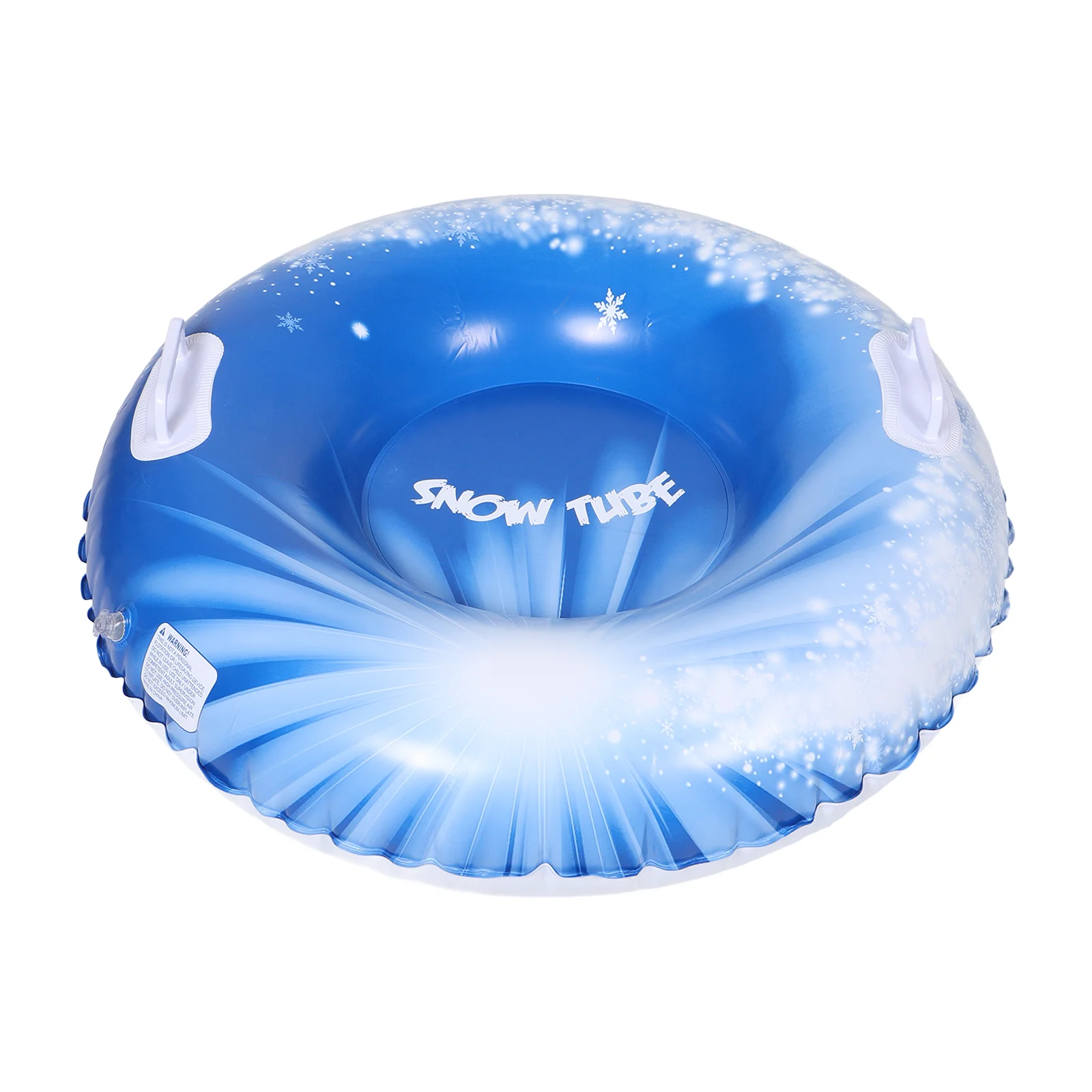 Toy Inflatable Ski Ring Child Kids Playset Outdoor Tubes Pvc Snow Sled with Handle