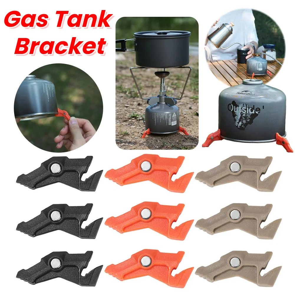 Support portable pour réchaud à alcool - Support amovible en acier inoxydable pour réchaud de camping - Support de brûleur de camping