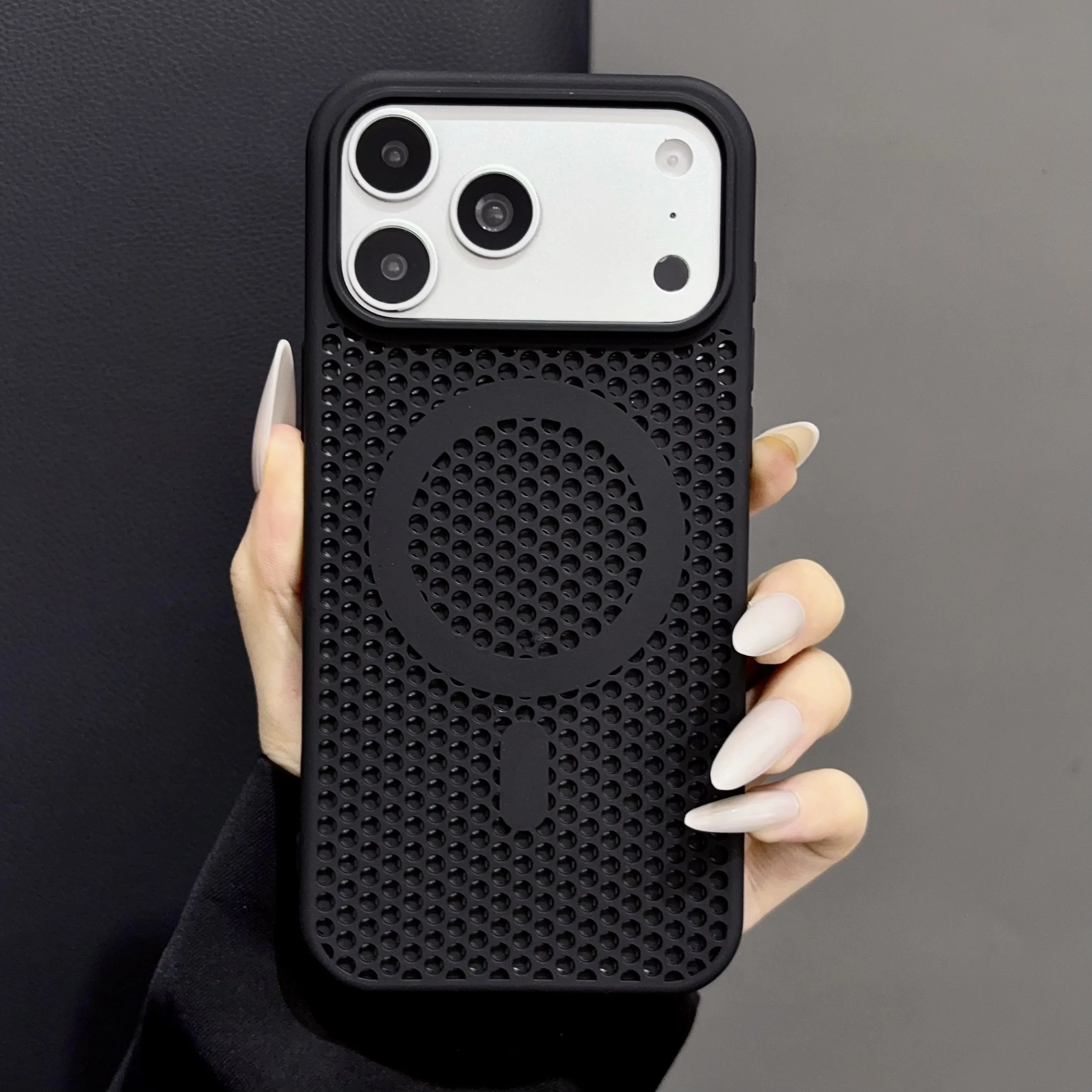 Sleek Honeycomb Magnetic Case with Heat Dissipation and Anti-Drop Protection